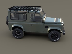 1985 land rover defender 90 with interior ver 5 3D Модель