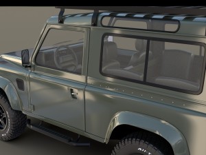 1985 land rover defender 90 with interior ver 5 3D Модель