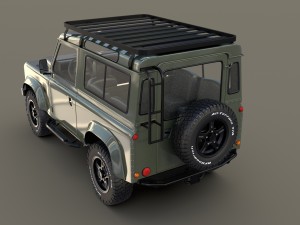 1985 land rover defender 90 with interior ver 5 3D Модель