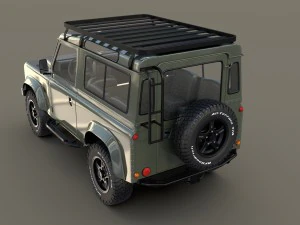 1985 land rover defender 90 with interior ver 5 3D Model