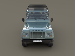 1985 land rover defender 90 with interior ver 6 3D Model