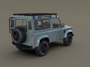 1985 land rover defender 90 with interior ver 6 3D-Modell
