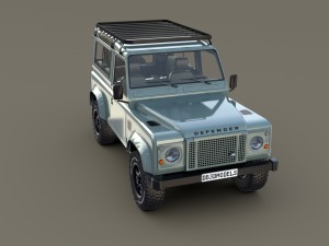 1985 land rover defender 90 with interior ver 6 3D-Modell