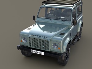 1985 land rover defender 90 with interior ver 6 3D-Modell