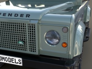 1985 land rover defender 90 with interior ver 6 3D-Modell