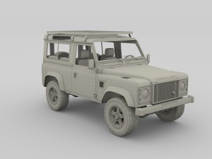 1985 land rover defender 90 with interior ver 6 3D-Modell