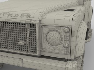1985 land rover defender 90 with interior ver 6 3D-Modell