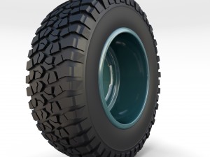 toyota land cruiser fj 40 wheel 2 Modelo 3D