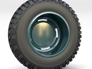 toyota land cruiser fj 40 wheel 2 Modelo 3D