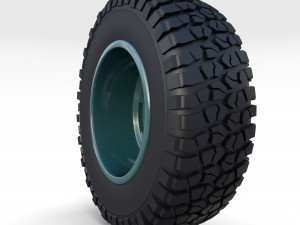 toyota land cruiser fj 40 wheel 2 Modelo 3D