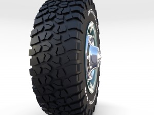toyota land cruiser fj 40 wheel 2 Modelo 3D