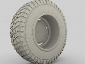 toyota land cruiser fj 40 wheel 2 Modelo 3D
