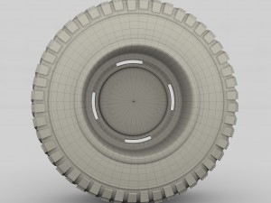 toyota land cruiser fj 40 wheel 2 Modelo 3D