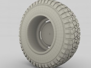 toyota land cruiser fj 40 wheel 2 Modelo 3D