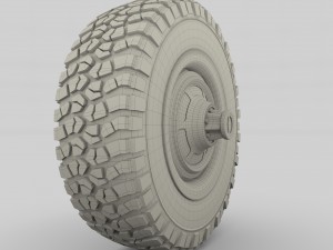 toyota land cruiser fj 40 wheel 2 Modelo 3D