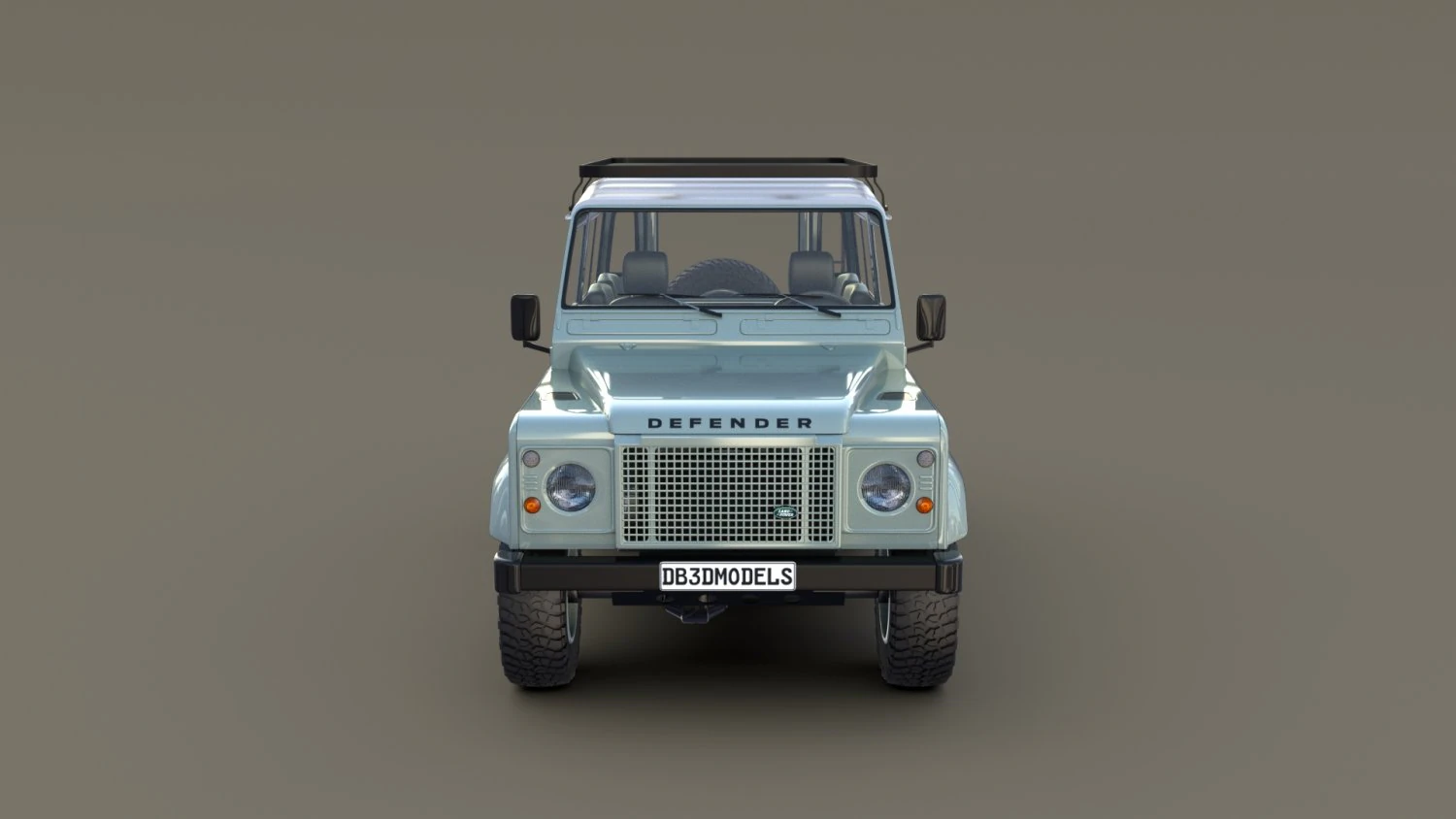 1985 land rover defender 90 with interior ver 7 3D Model .c4d .max .obj .3ds .fbx .stl .blend 