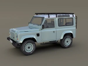 1985 land rover defender 90 with interior ver 7 3D Model