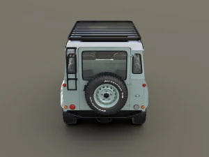 1985 land rover defender 90 with interior ver 7 3D Model