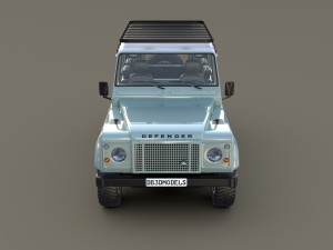 1985 land rover defender 90 with interior ver 7 3D 模型