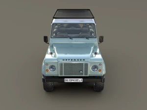 1985 land rover defender 90 with interior ver 7 3D Model