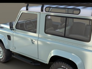 1985 land rover defender 90 with interior ver 7 3D 模型