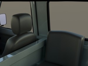 1985 land rover defender 90 with interior ver 7 3D 模型
