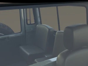 1985 land rover defender 90 with interior ver 7 3D Model