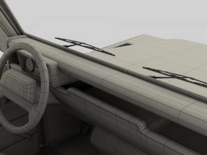 1985 land rover defender 90 with interior ver 7 3D Model