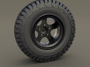 offroad alloy wheel at 3D Модель