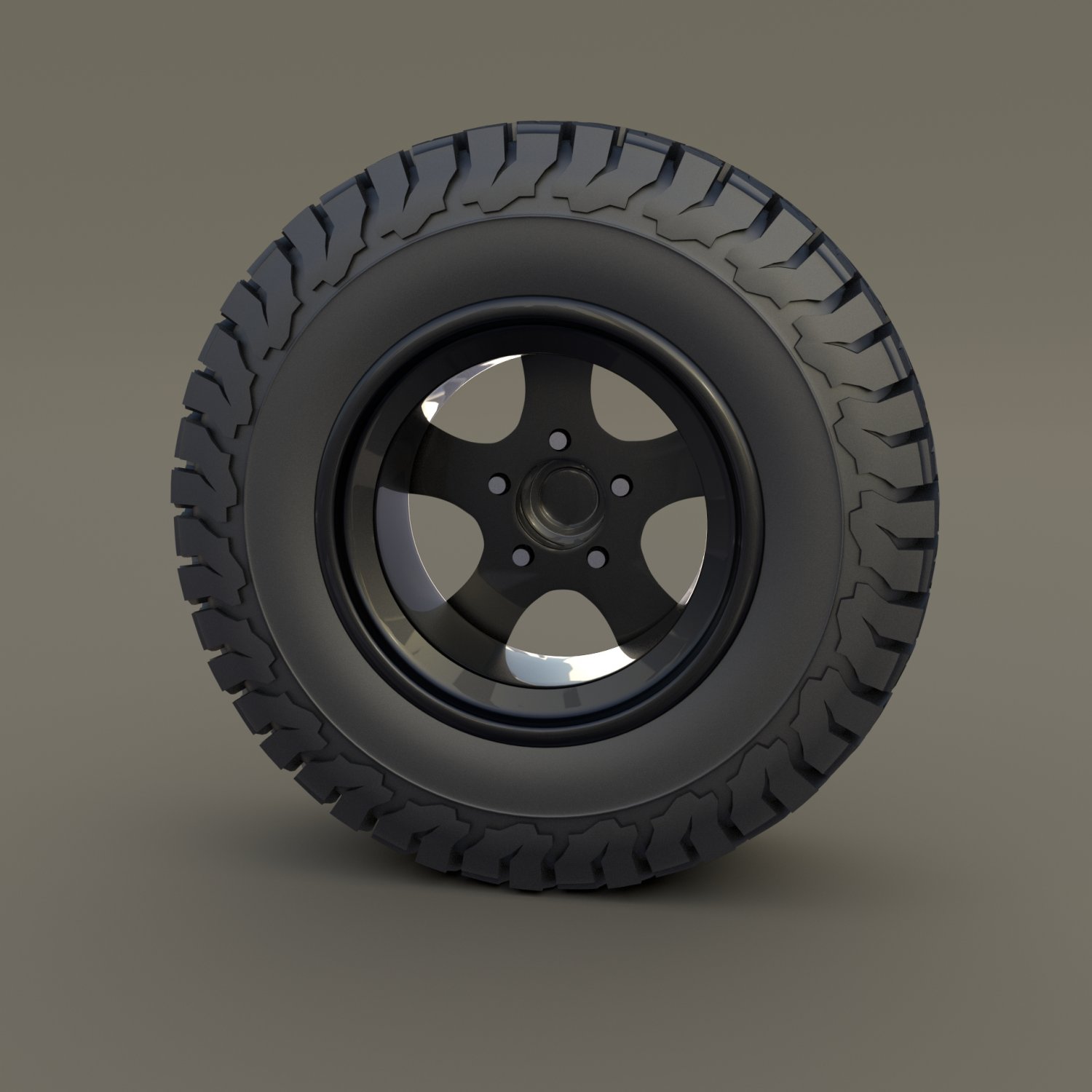 Wheels in mud off road. Tank Wheel on Mud.