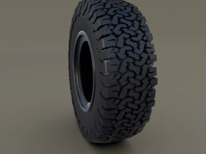 offroad alloy wheel at 3D Model