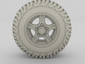 offroad alloy wheel at 3D Модель