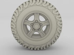 offroad alloy wheel at 3D Model