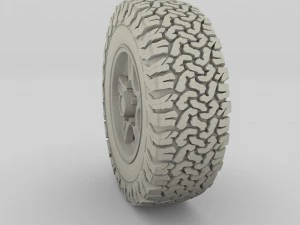 offroad alloy wheel at 3D Model