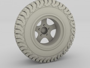 offroad alloy wheel at 3D Модель