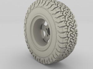 offroad alloy wheel at 3D Модель