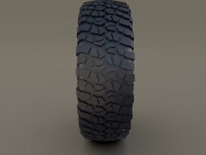 offroad alloy wheel mud 3D Модель