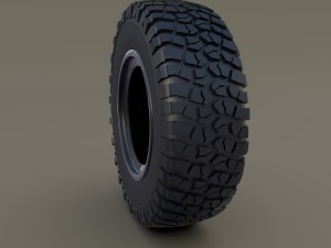 offroad alloy wheel mud 3D Модель