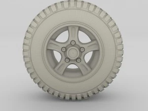 offroad alloy wheel mud 3D Model