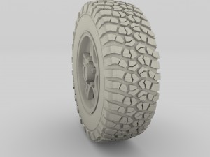 offroad alloy wheel mud 3D Модель