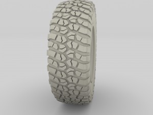 offroad alloy wheel mud 3D Модель