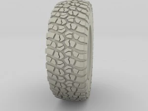 offroad alloy wheel mud 3D Model