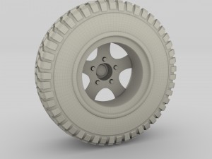 offroad alloy wheel mud 3D Модель