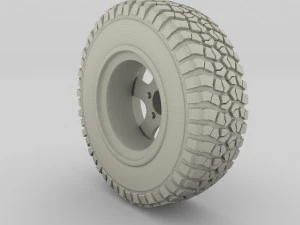 offroad alloy wheel mud 3D Model