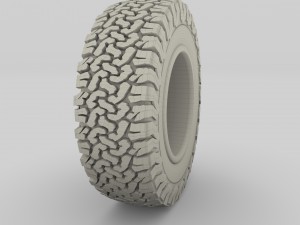offroad steel wheel at 3D Модель