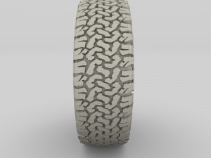 offroad steel wheel at 3D Модель