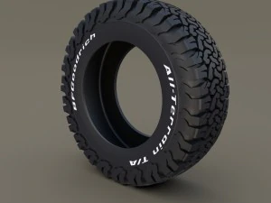 bf goodrich at tire 3D Model