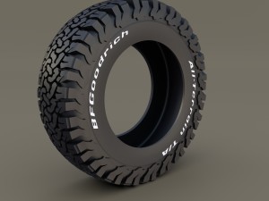 bf goodrich at tire 3D Model