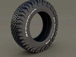 bf goodrich at tire 3D Model