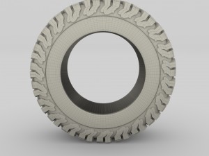 bf goodrich at tire 3D Model